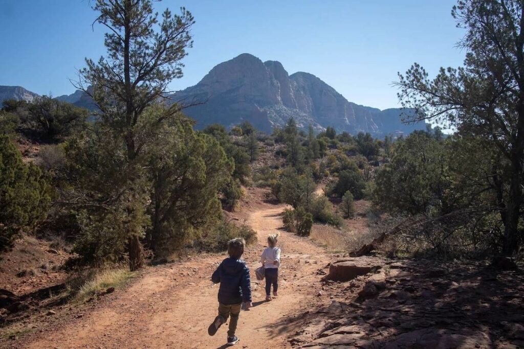 Lilah and James in Sedona