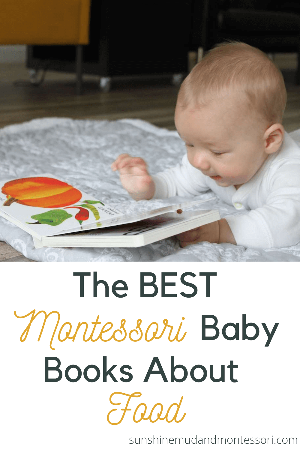 Montessori Baby Books - Food Edition (Great for Toddlers Too!)