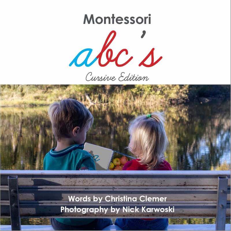 Cursive Montessori Alphabet Book