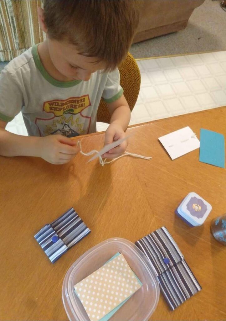 Paper Sewing Sewing with Kids